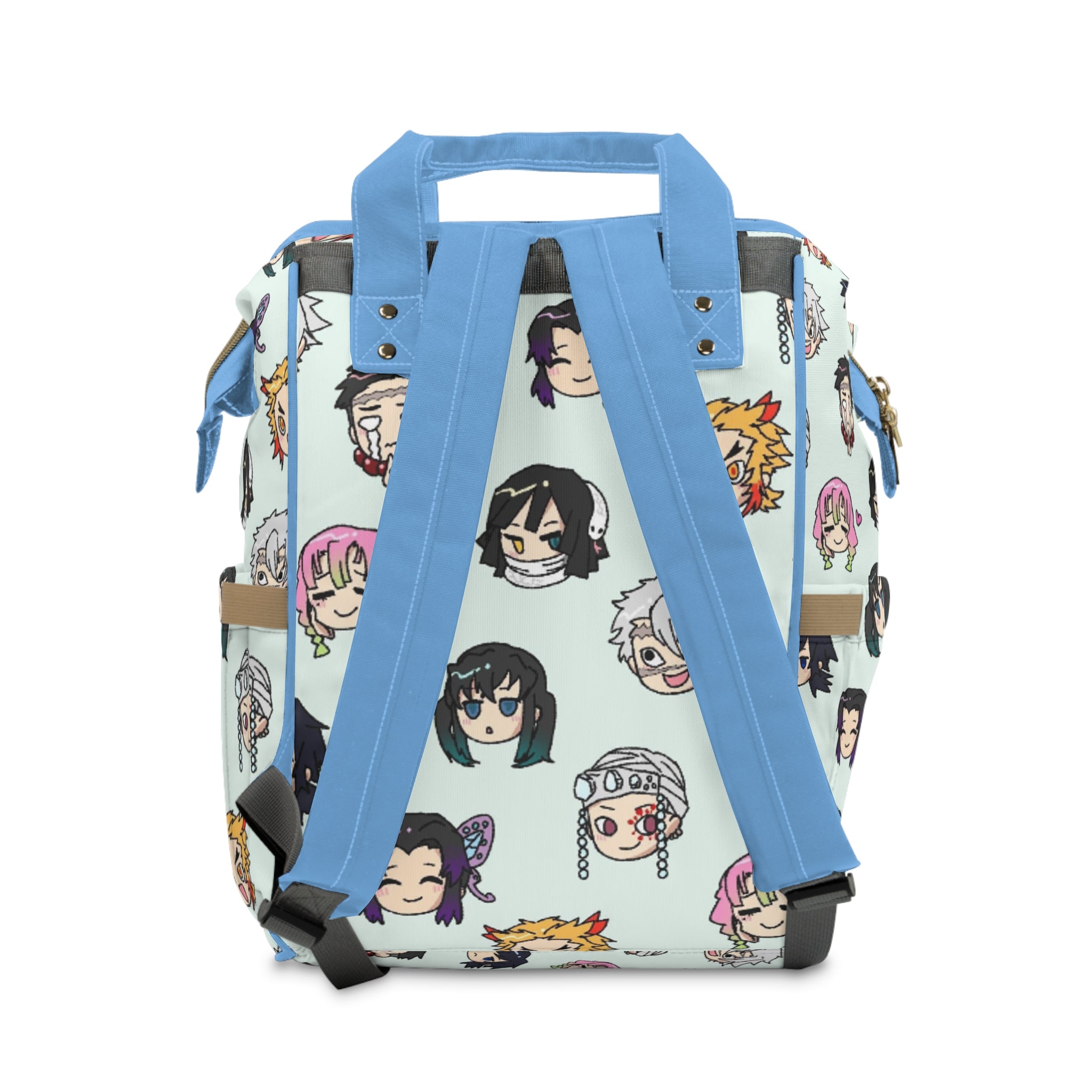 Anime Character Print Diaper Backpack