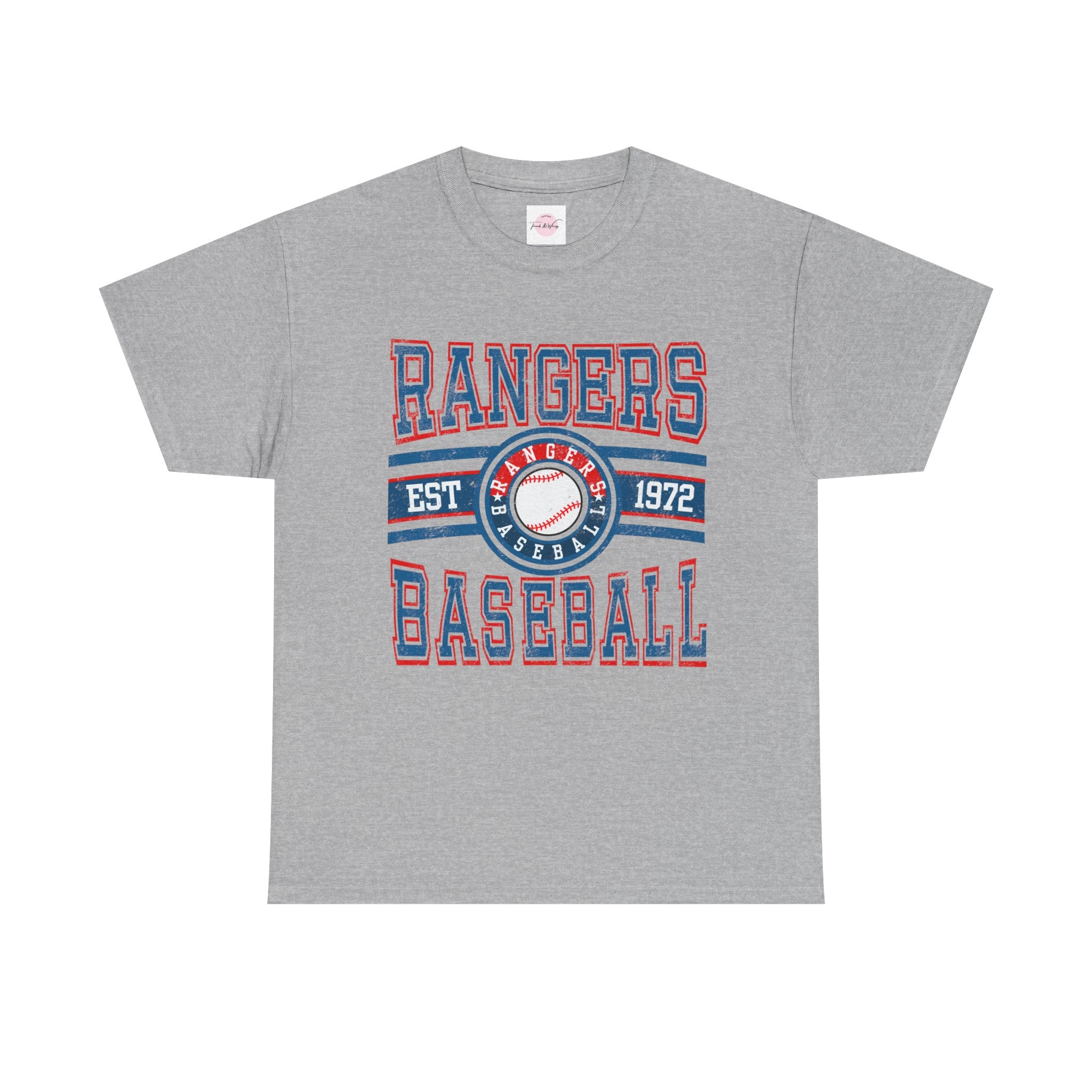 Rangers Baseball Tee — Vintage Est. 1972 Retro Sports Shirt