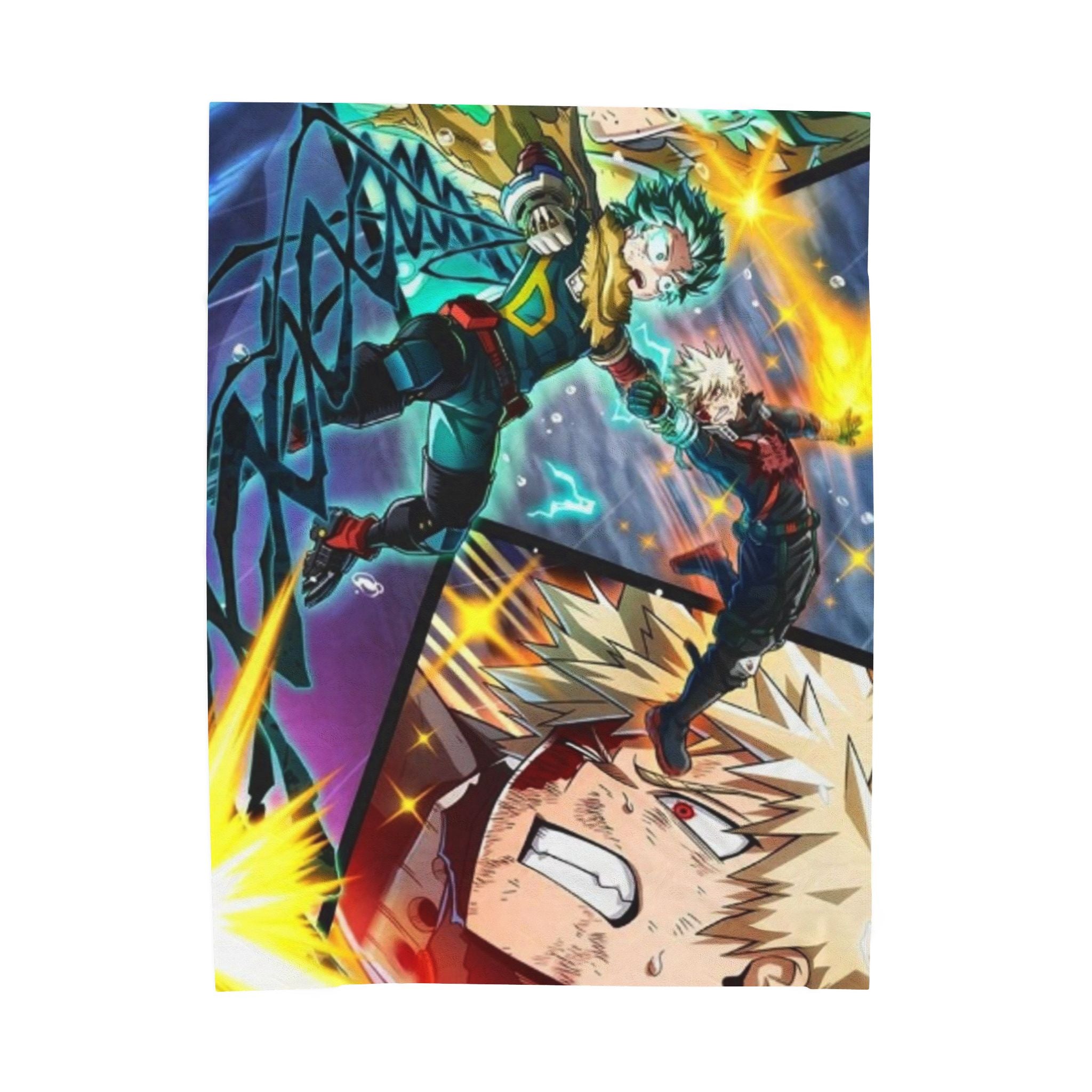 My Hero Academia Battle Velveteen Plush Blanket