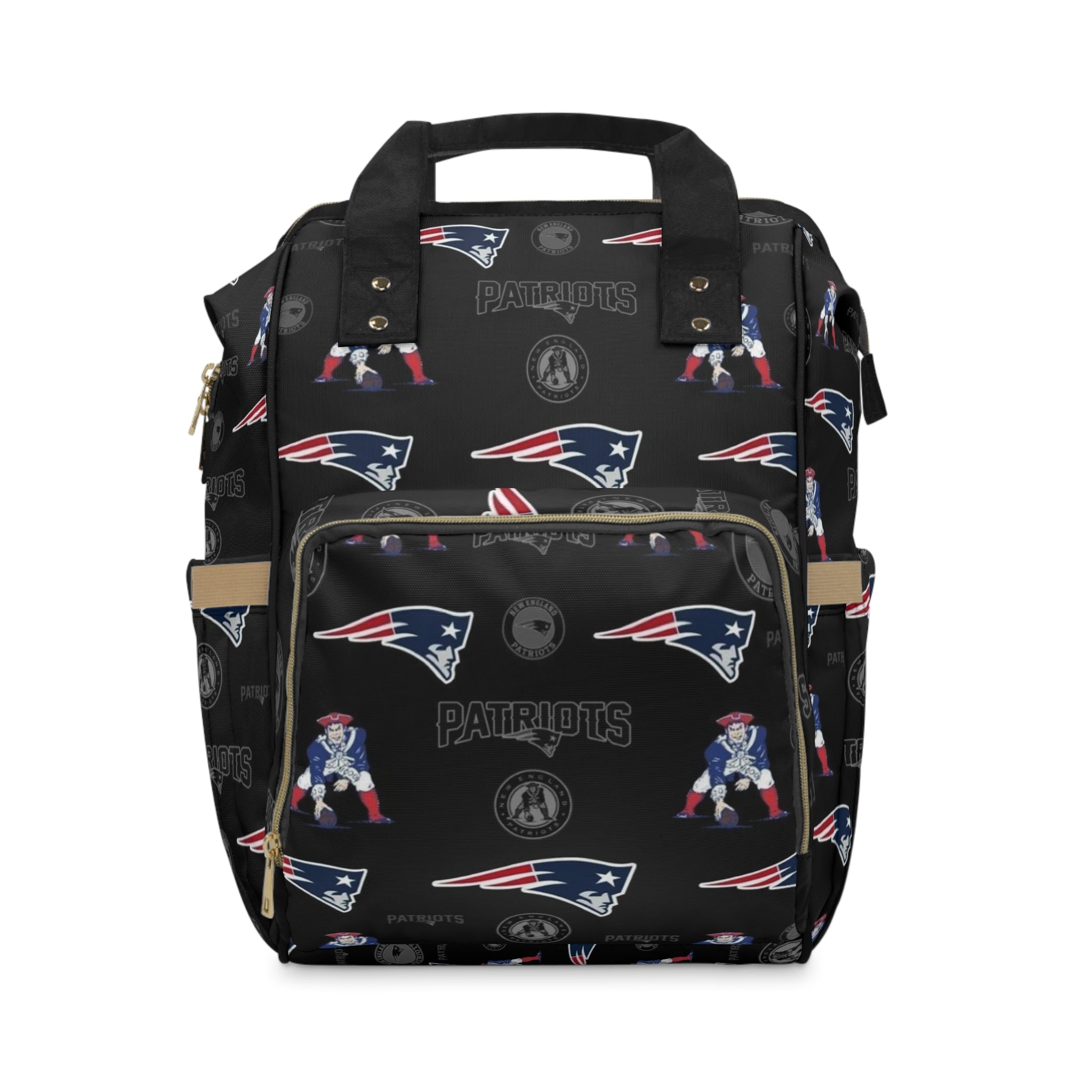Patriots Print Diaper Backpack — Multifunctional Baby Bag