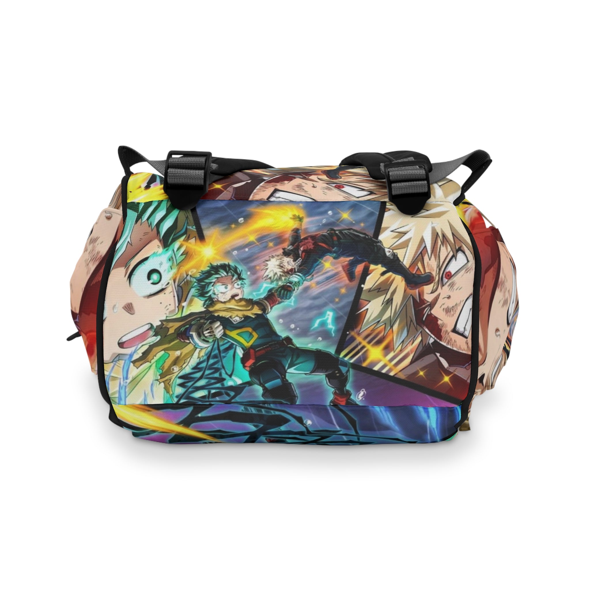 Anime Hero Diaper Backpack — Multifunctional Baby Bag with Dynamic Action Design