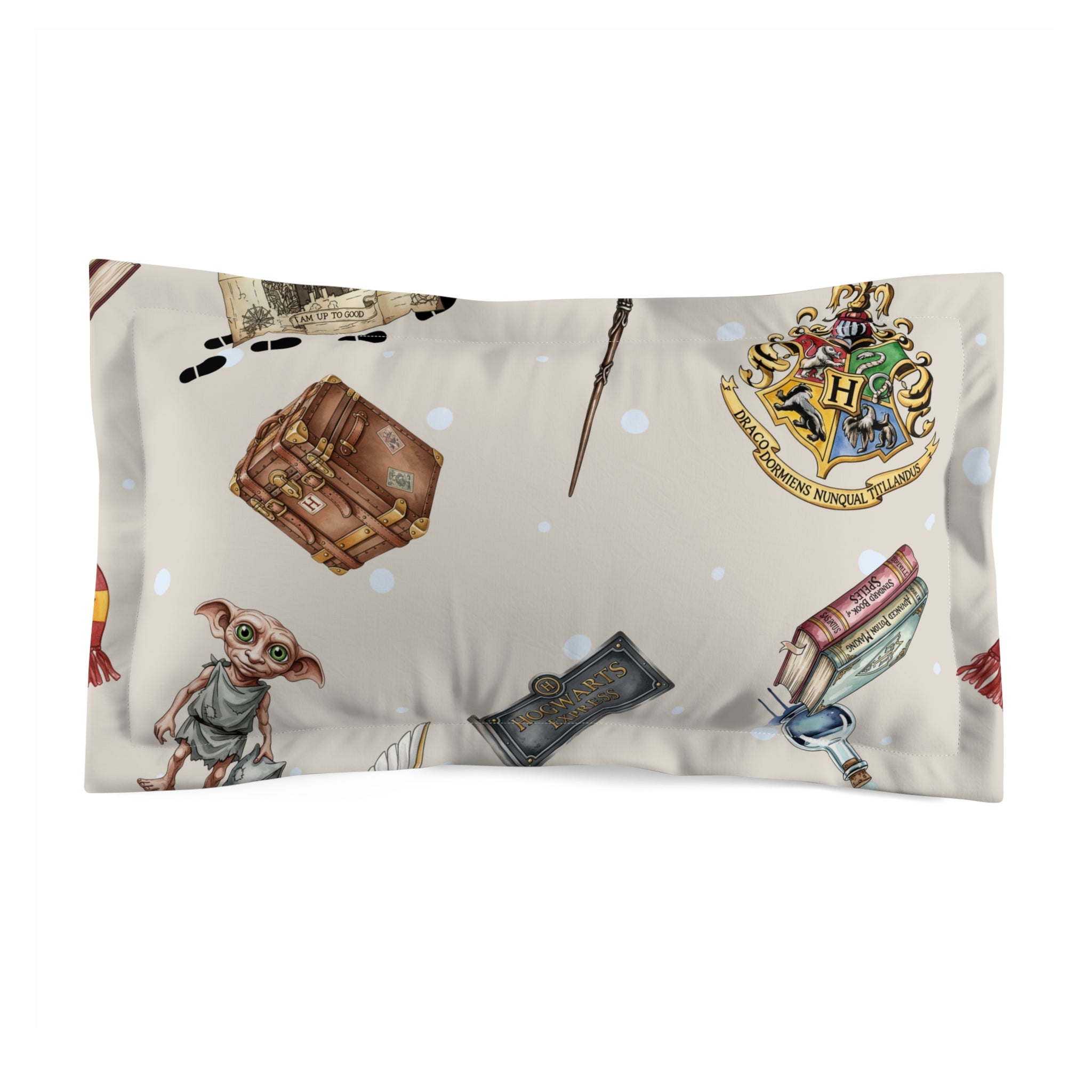 Wizardry Pattern Microfiber Pillowcase