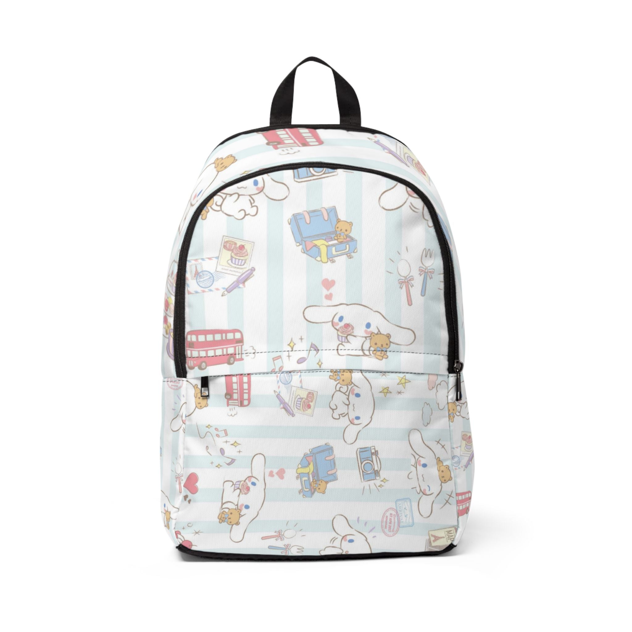 Cute Pastel Bunny Backpack — Kawaii Cartoon Kids School Bag