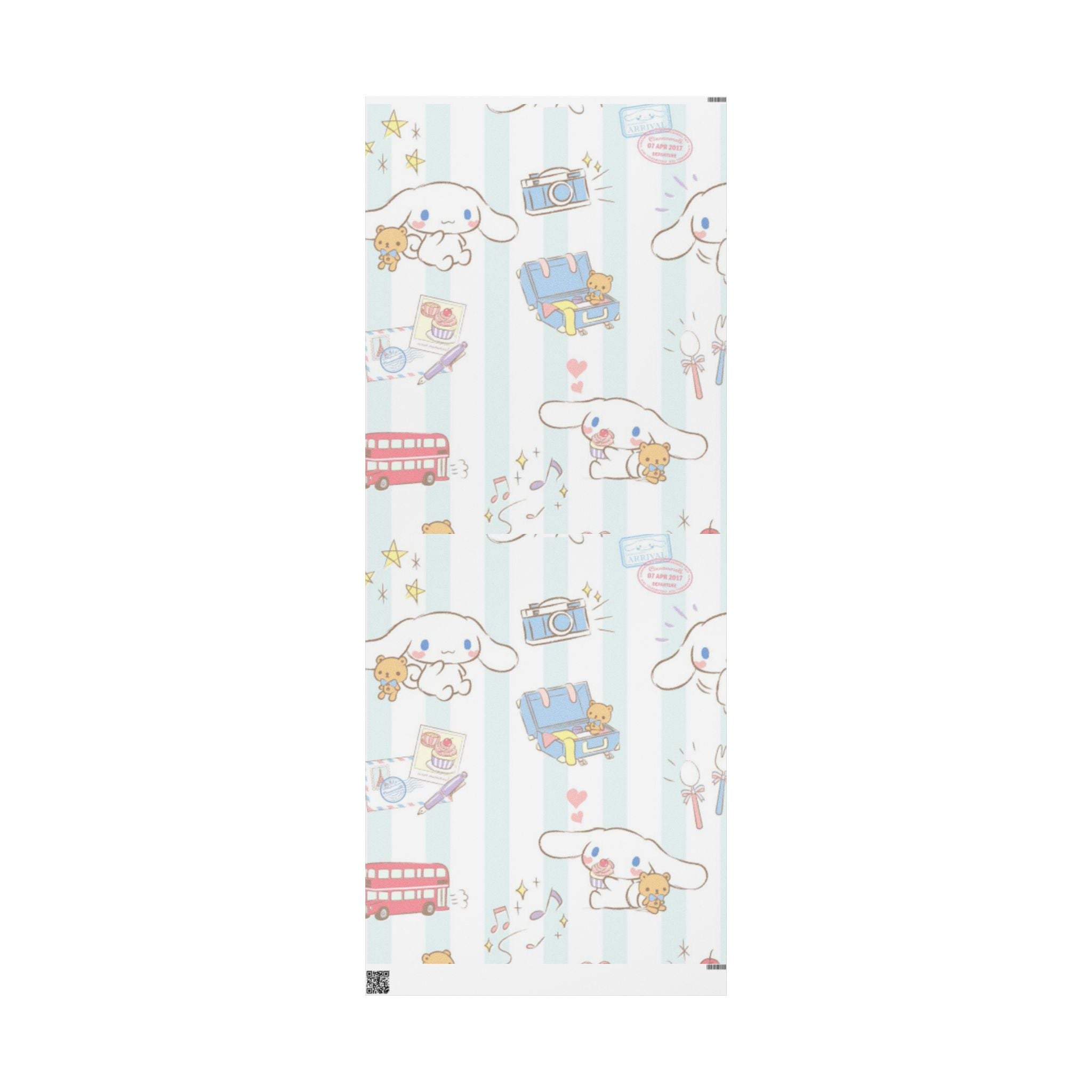 Wrapping Paper Roll — Cute Winter Penguins & Holiday Gifts Pattern