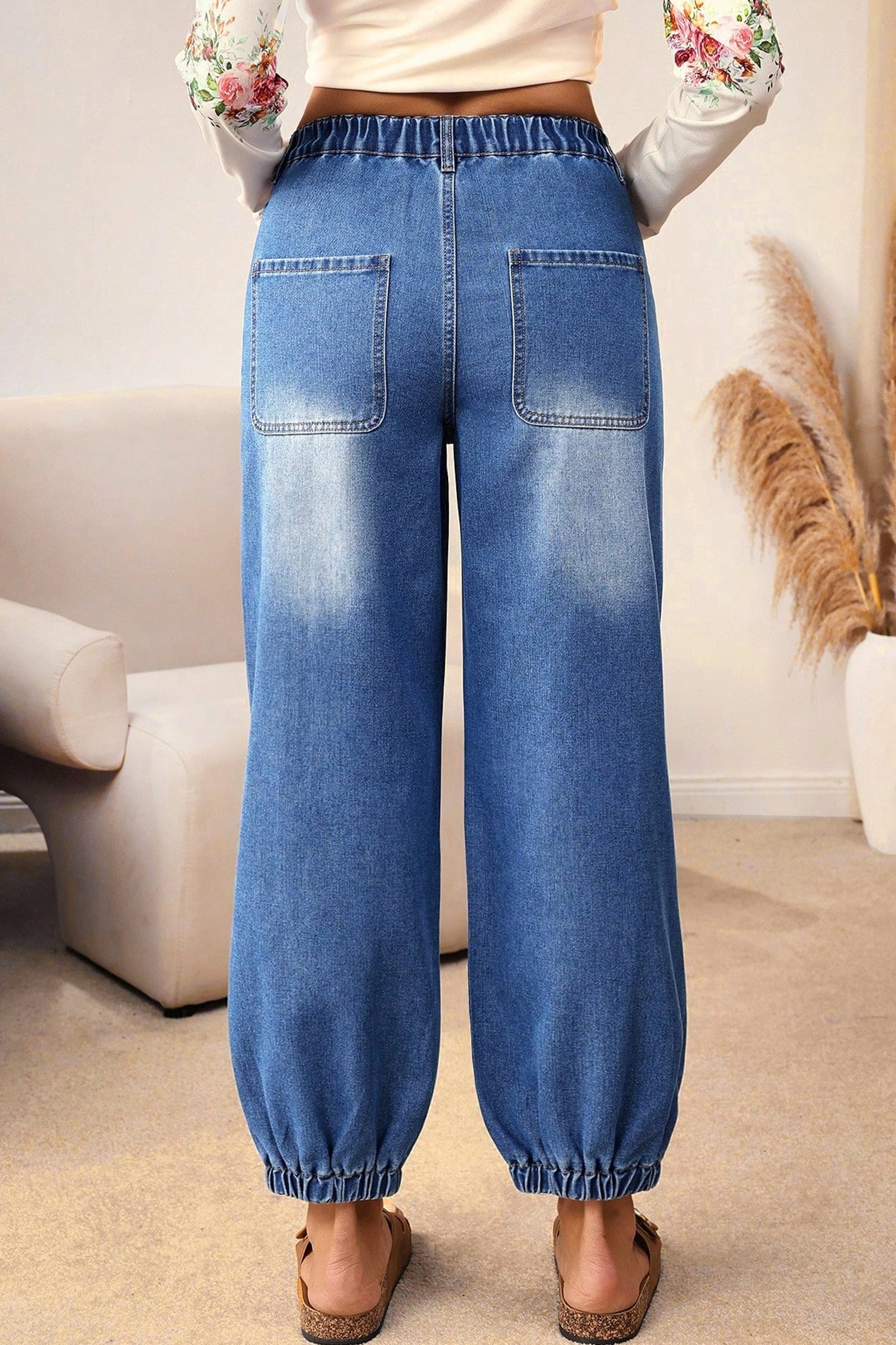 Tapered Casual Loose Fit Jeans