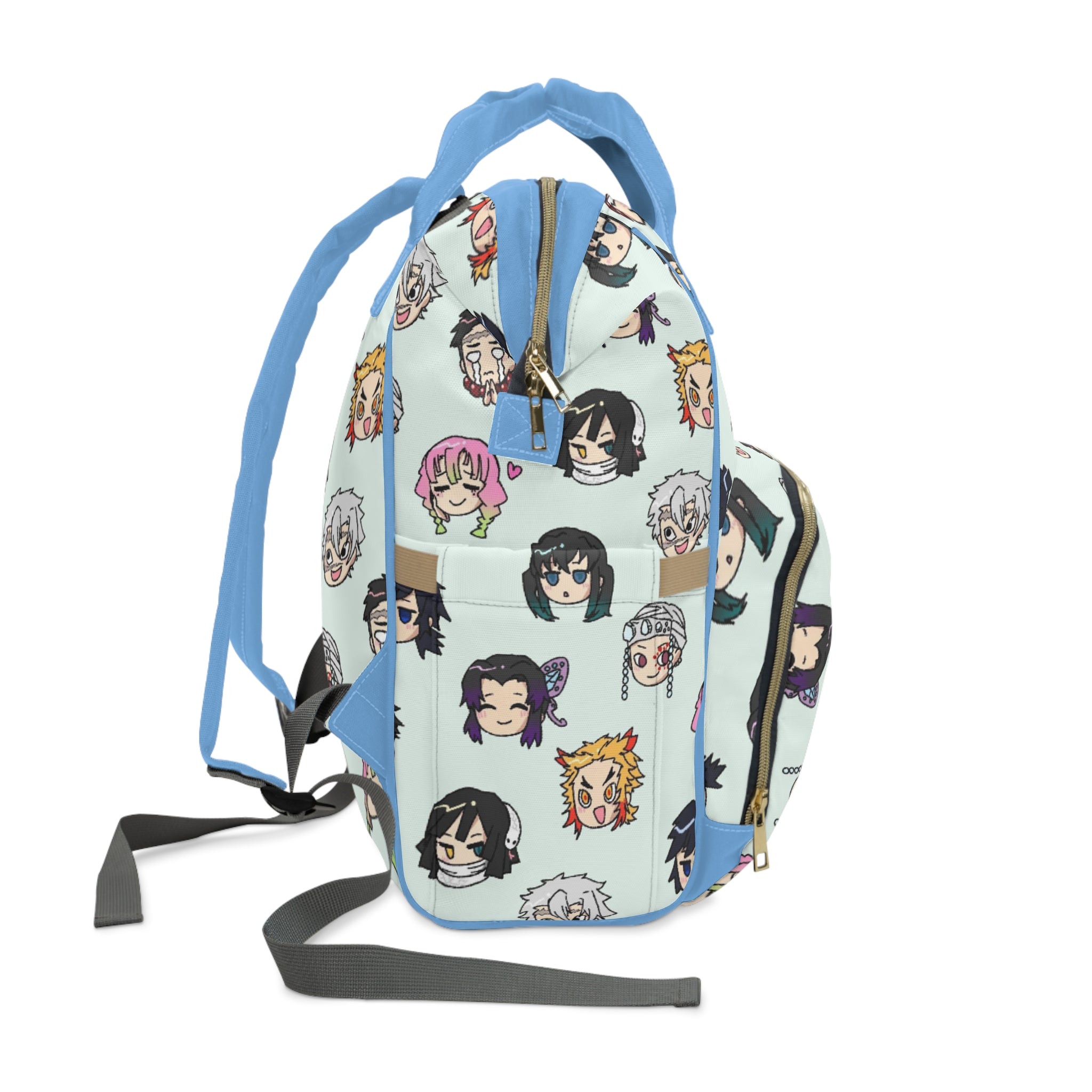 Anime Character Print Diaper Backpack