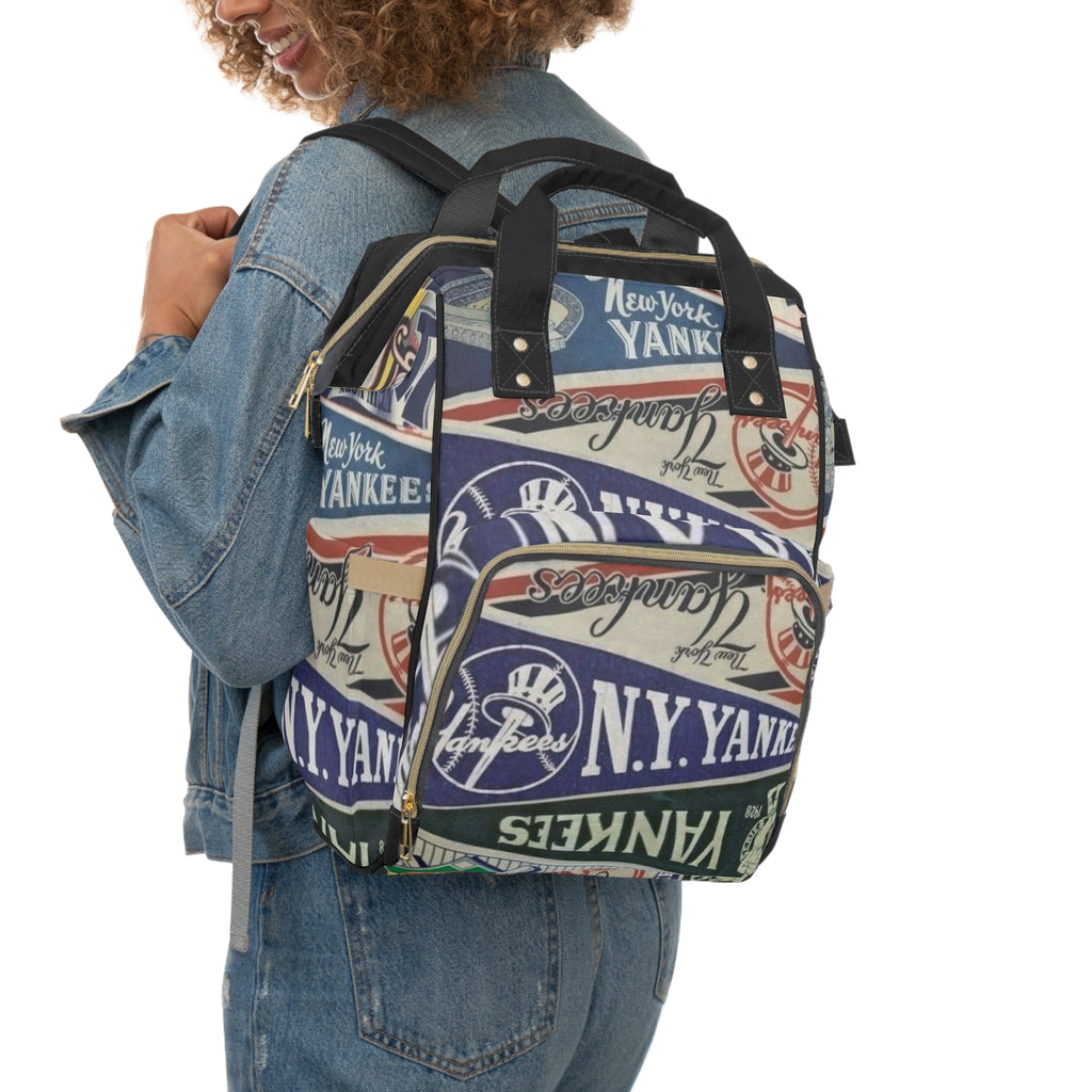 N.Y. Yankees Diaper Backpack — Multifunctional Baby Changing Bag