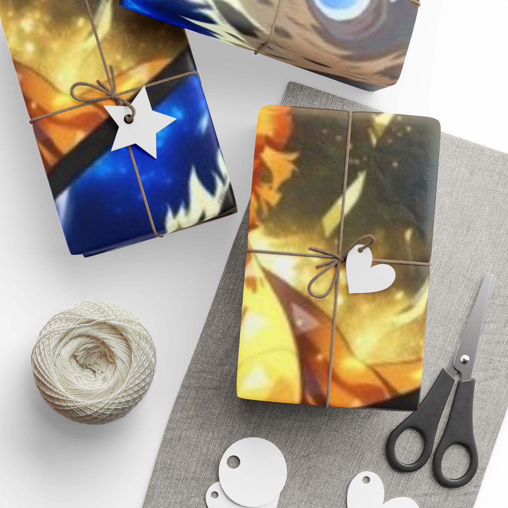 Anime Heroes Wrapping Paper Roll – Colorful Character Gift Wrap