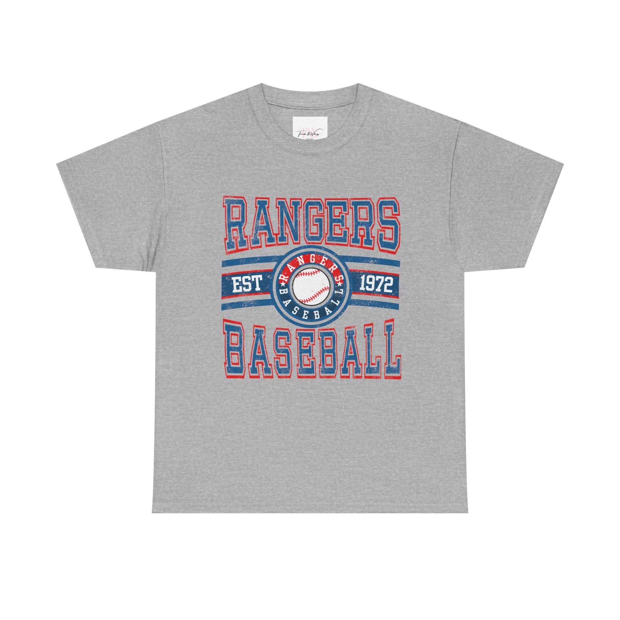 Rangers Baseball Retro Graphic Tee