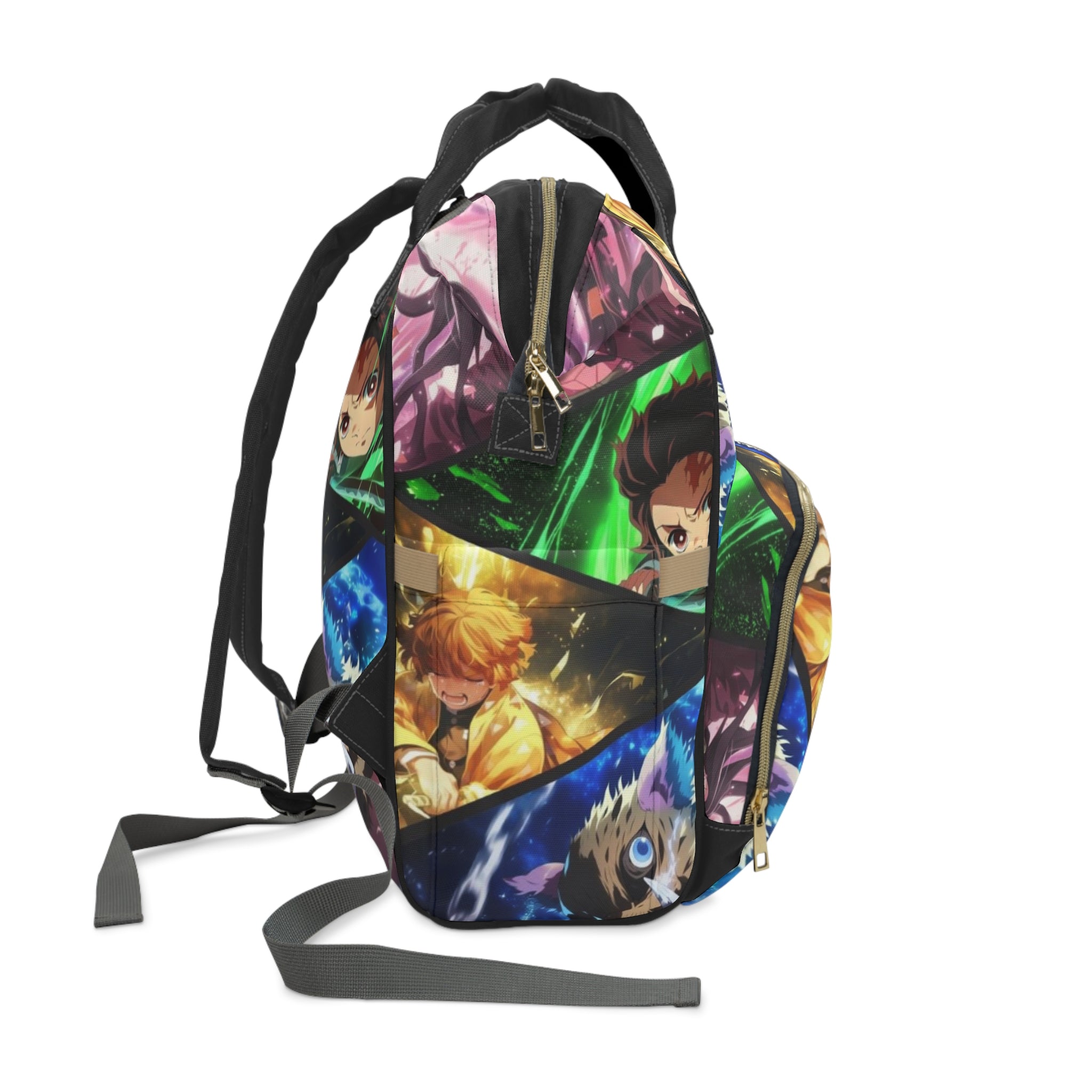 Anime Character Diaper Backpack – Multifunctional Baby Travel Bag