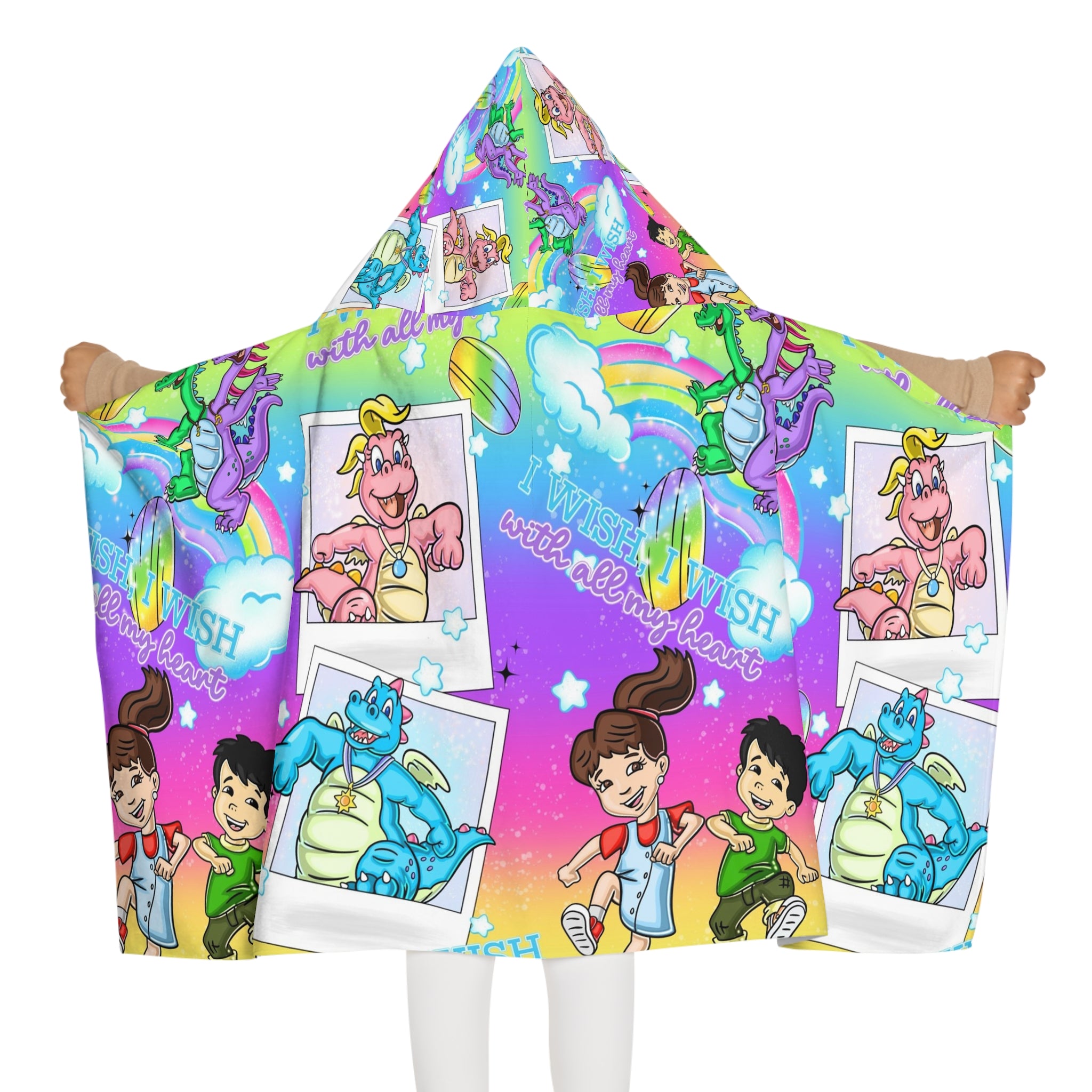 Kids Hooded Towel Dragon Tales