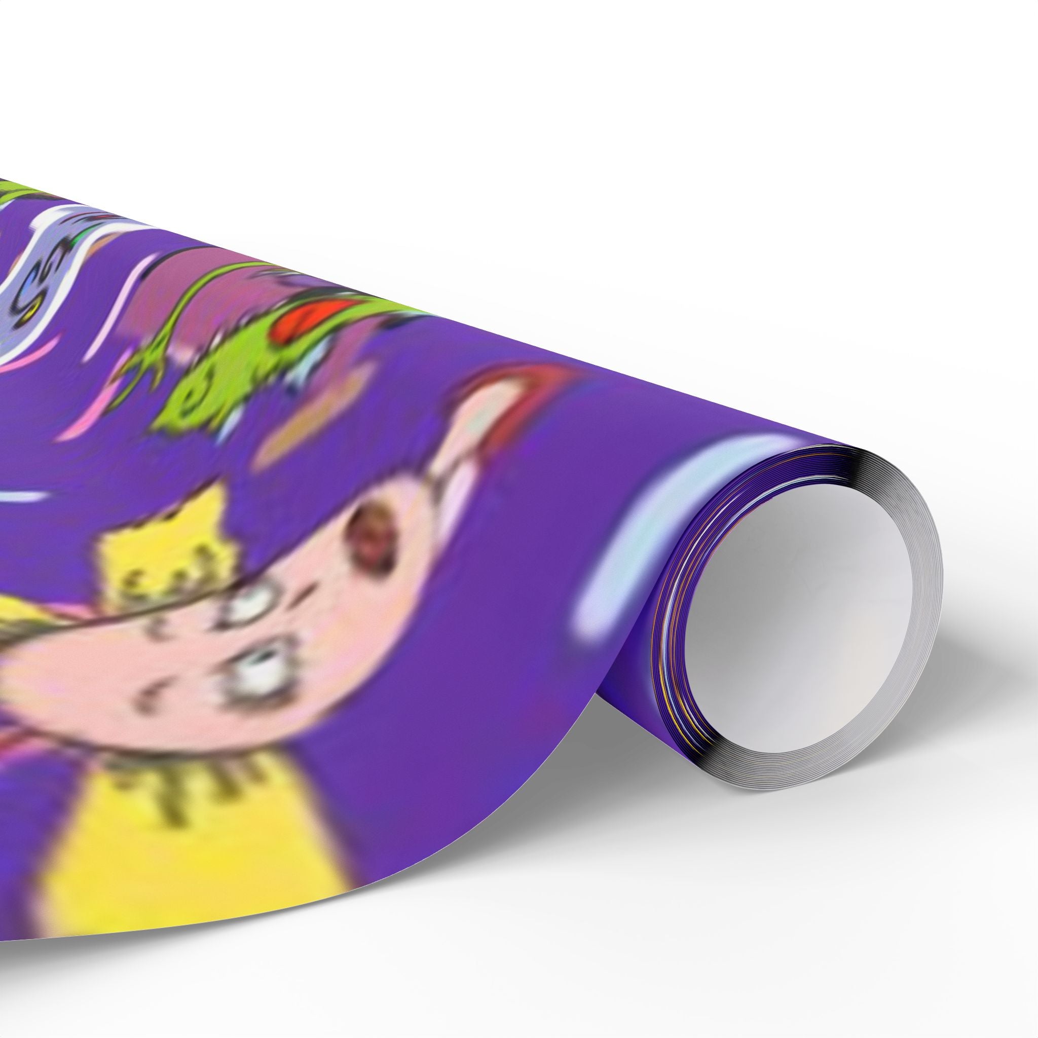 Rugrats Purple Wrapping Paper