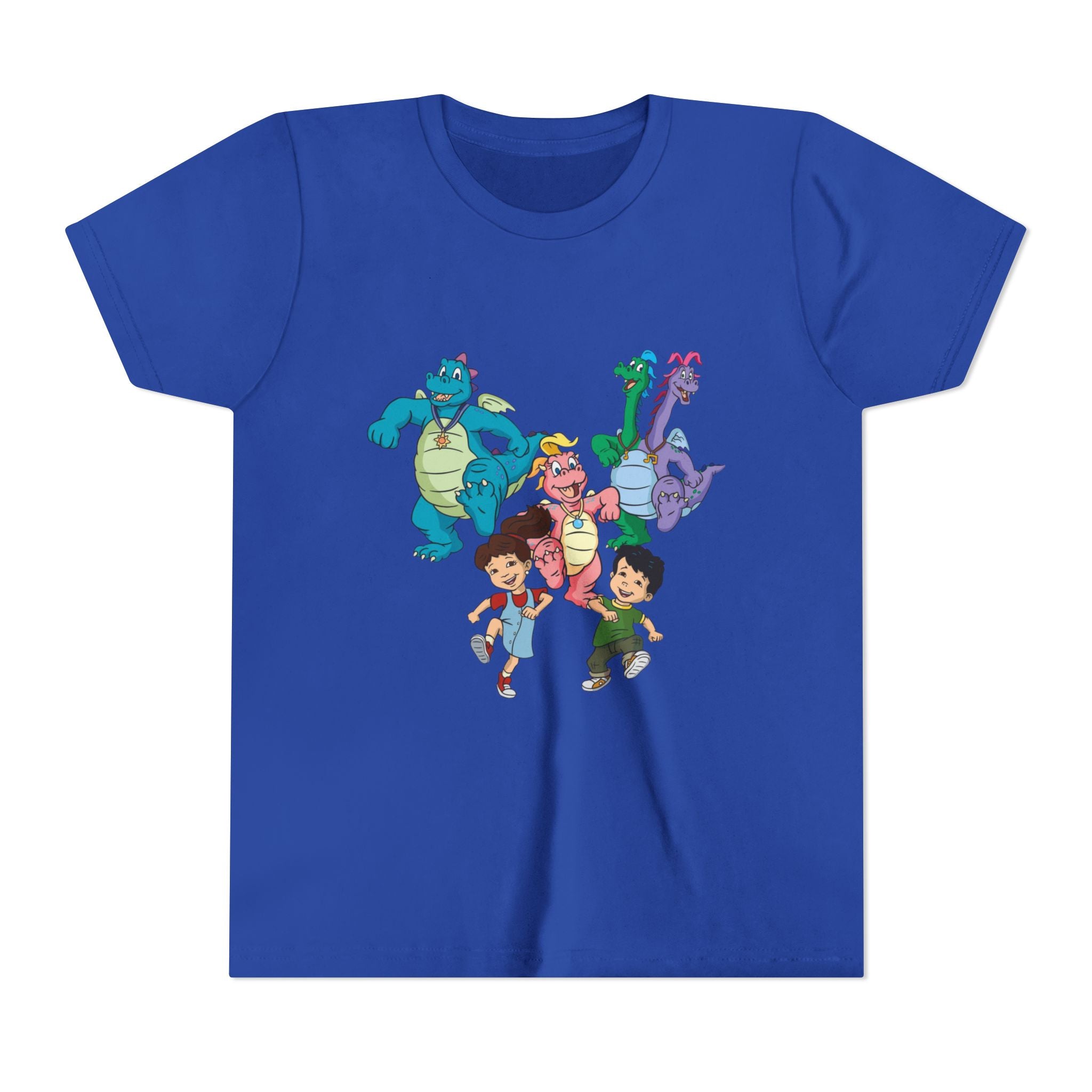 Kids Dragon Adventure T‑Shirt – Cute Cartoon Dragons & Friends Youth Tee