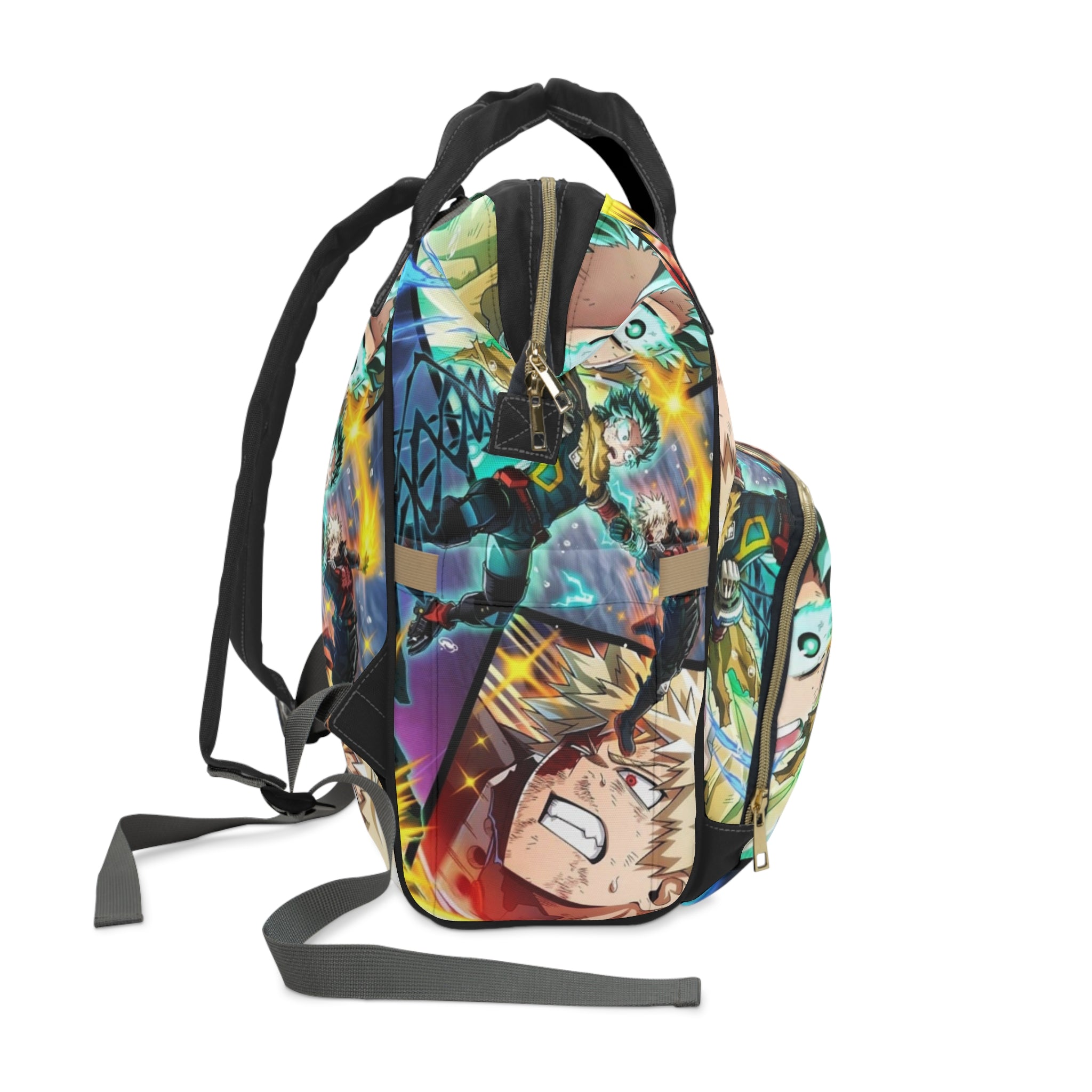 Anime Hero Diaper Backpack — Multifunctional Baby Bag with Dynamic Action Design