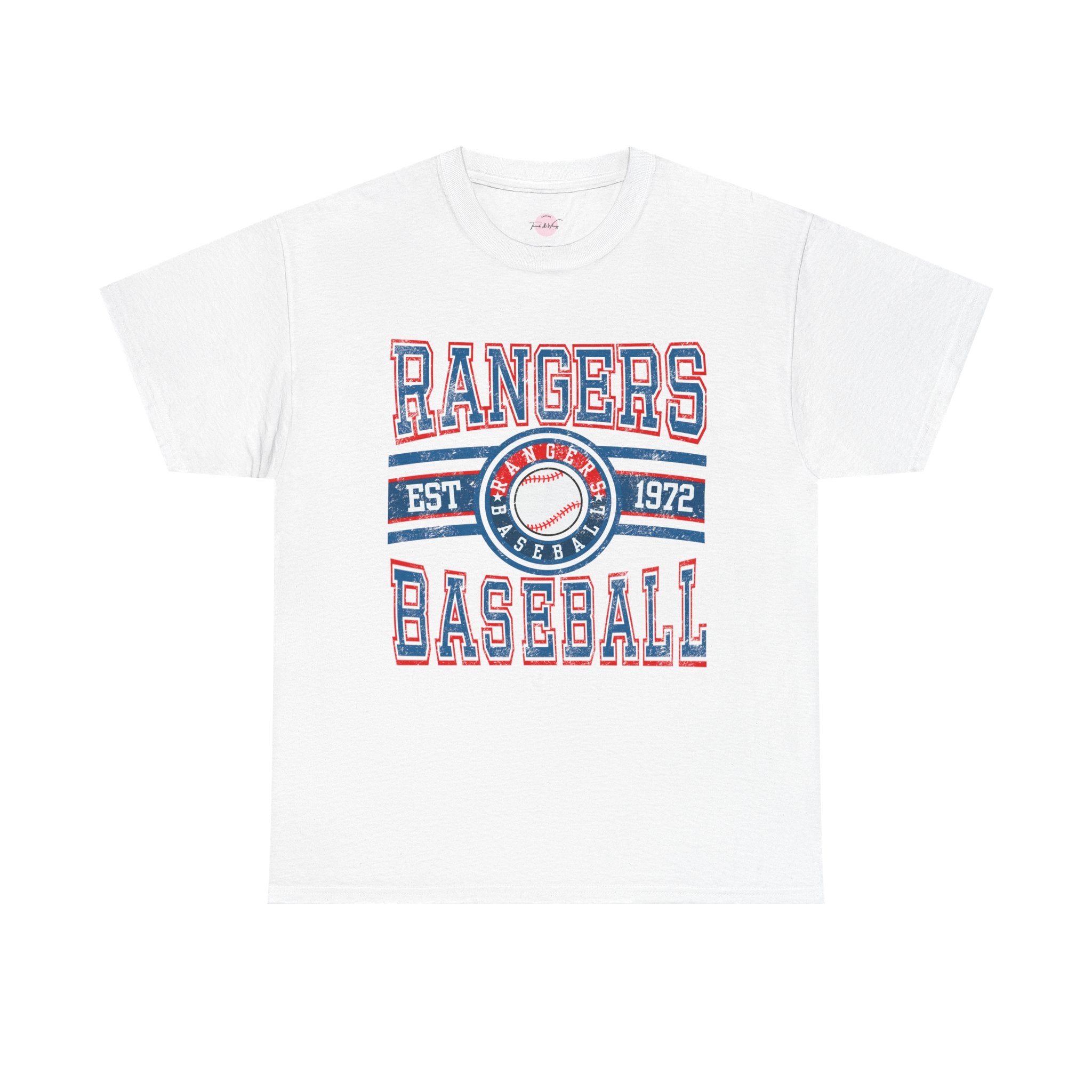 Rangers Baseball Tee — Vintage Est. 1972 Retro Sports Shirt