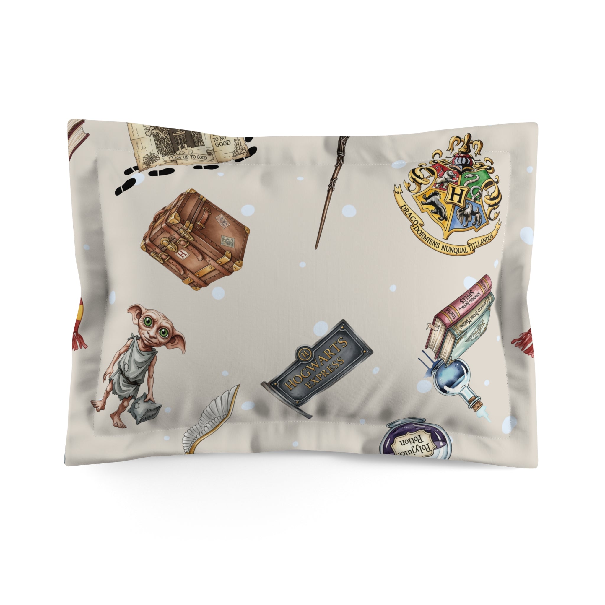 Wizardry Pattern Microfiber Pillowcase