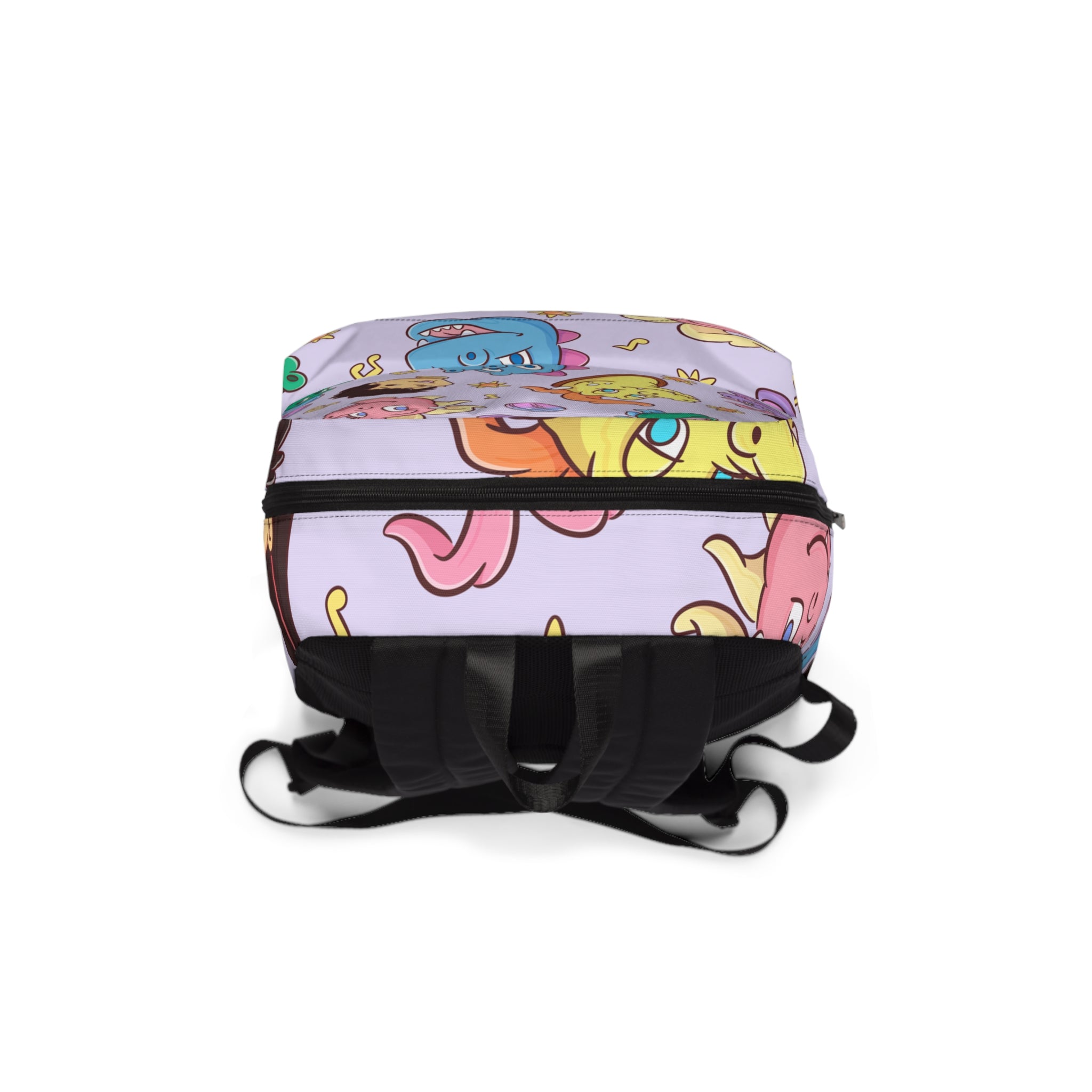 Magical Kids Backpack – Pastel Dino & Character Print School Bag