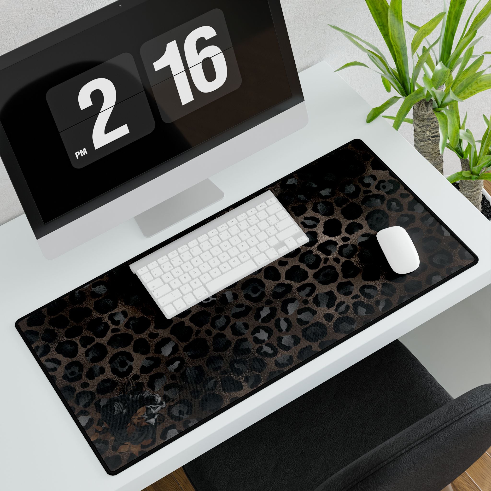 Leopard Print Desk Mat