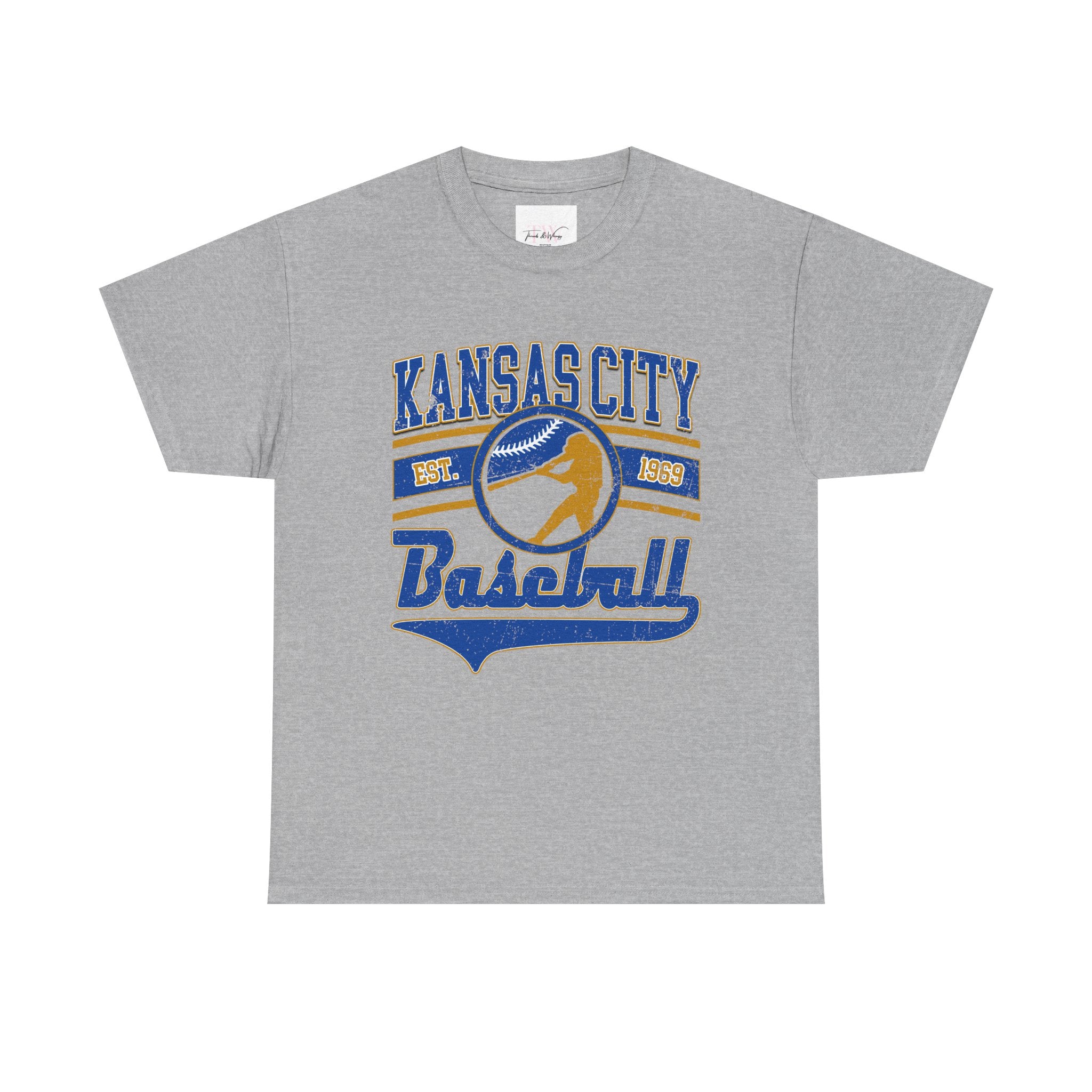 Kansas City Baseball Vintage Logo Tee