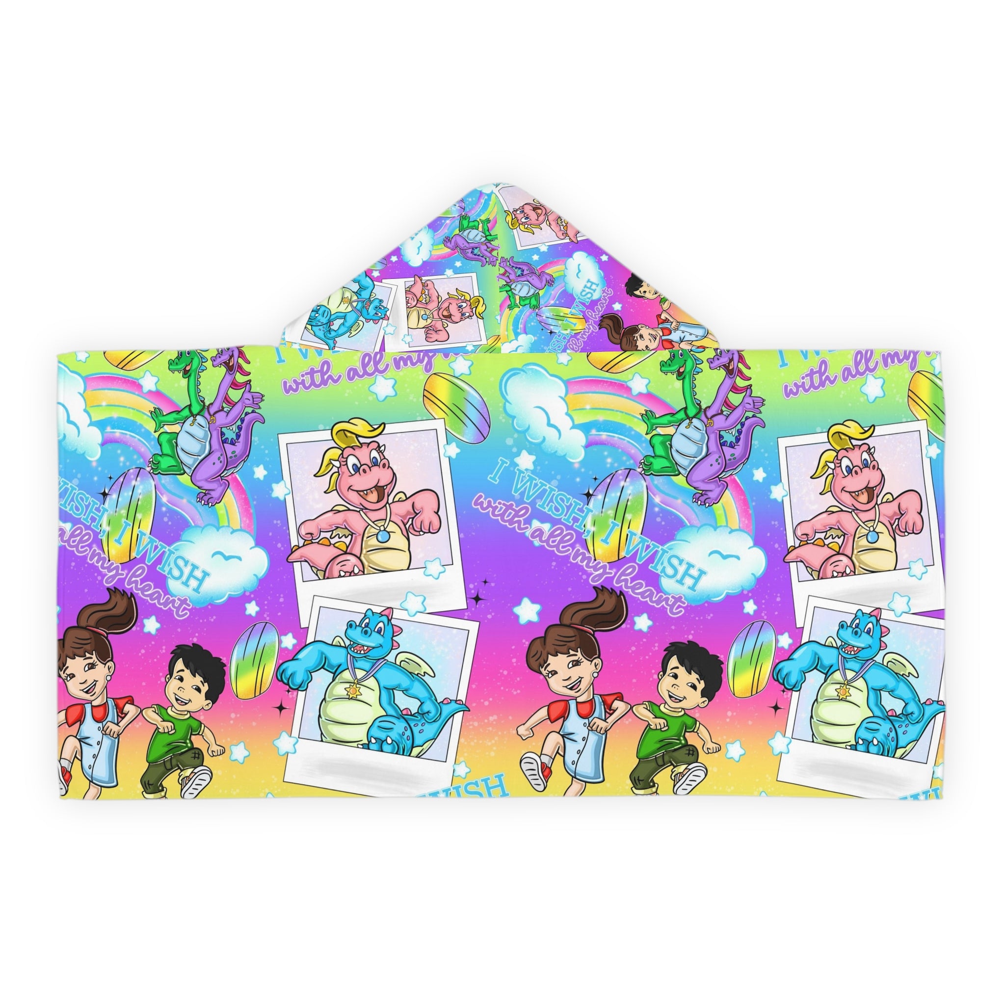 Kids Hooded Towel Dragon Tales