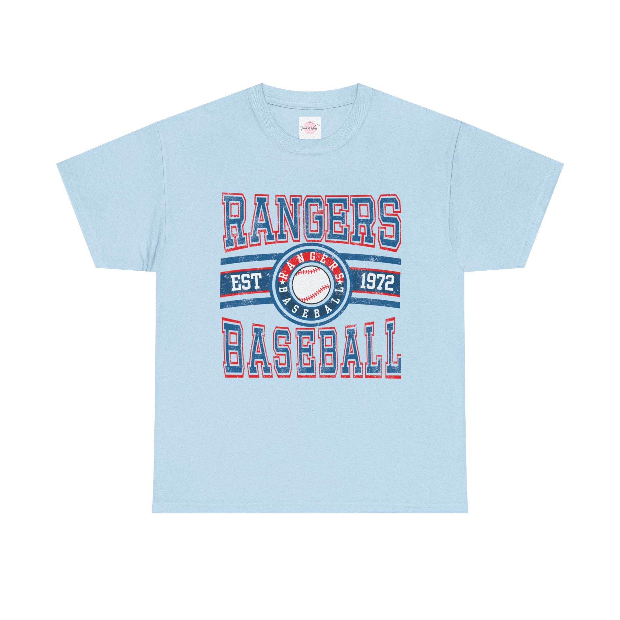Rangers Baseball Tee — Vintage Est. 1972 Retro Sports Shirt