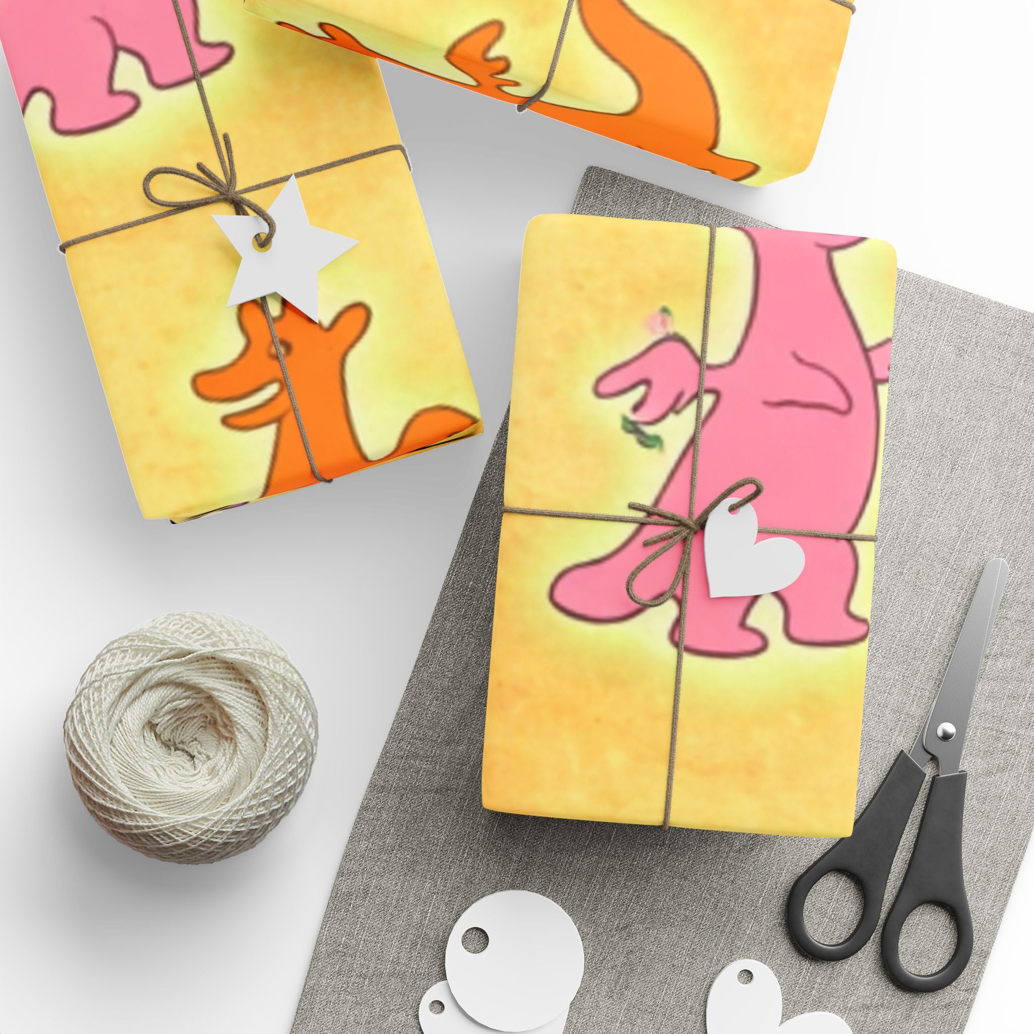 Dragon Tales Pattern Wrapping Paper