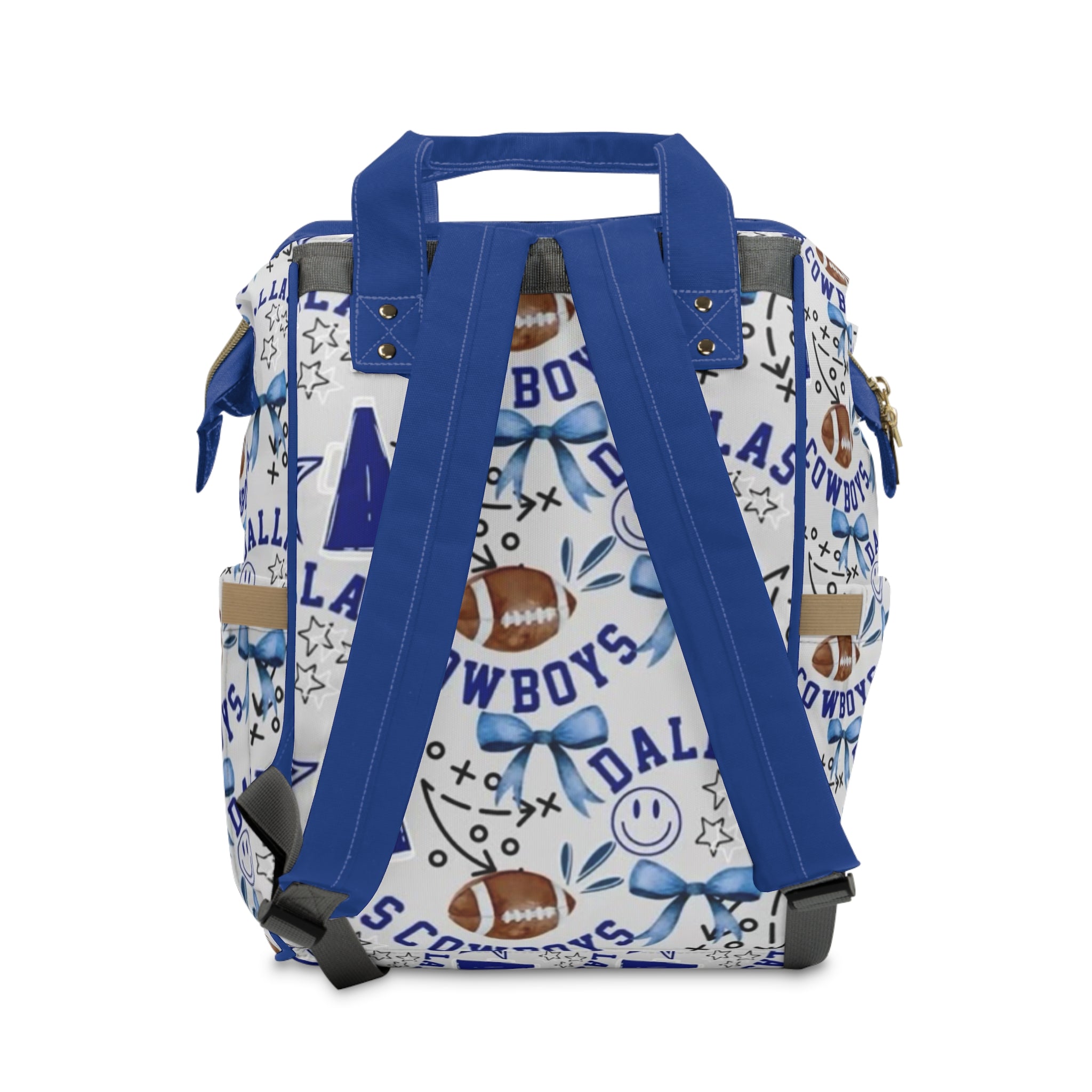 Dallas Cowboys Diaper Backpack — Multifunctional Baby Changing Bag