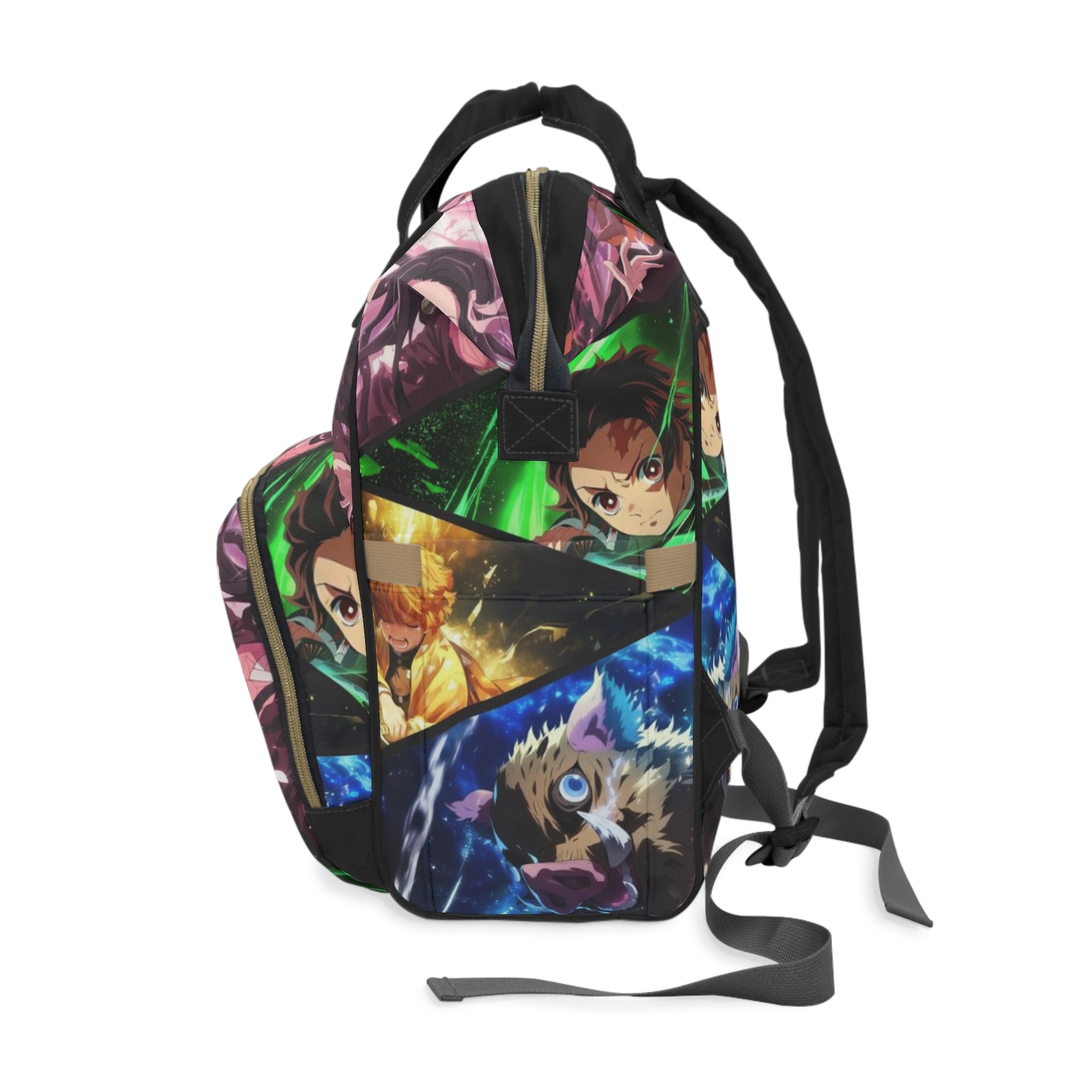Anime Character Diaper Backpack – Multifunctional Baby Travel Bag