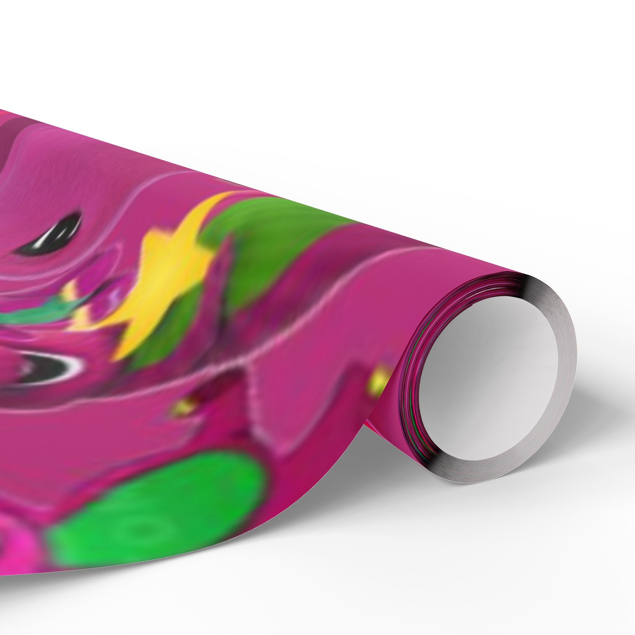 Barney Dinosaur Wrapping Paper Roll