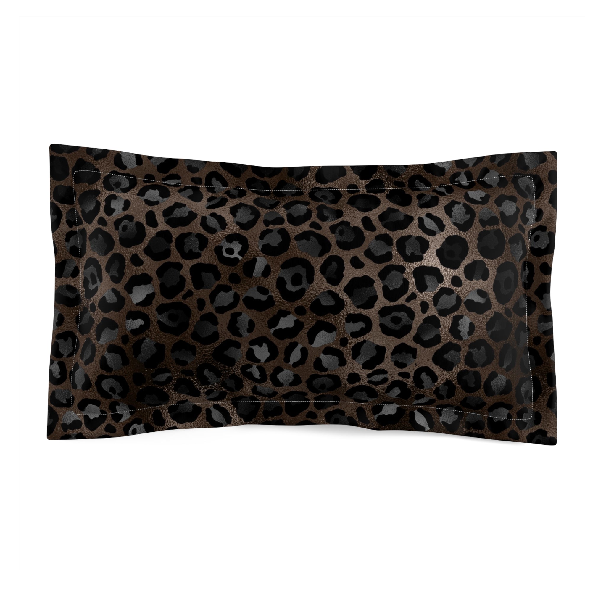 Leopard Print Microfiber Pillowcase