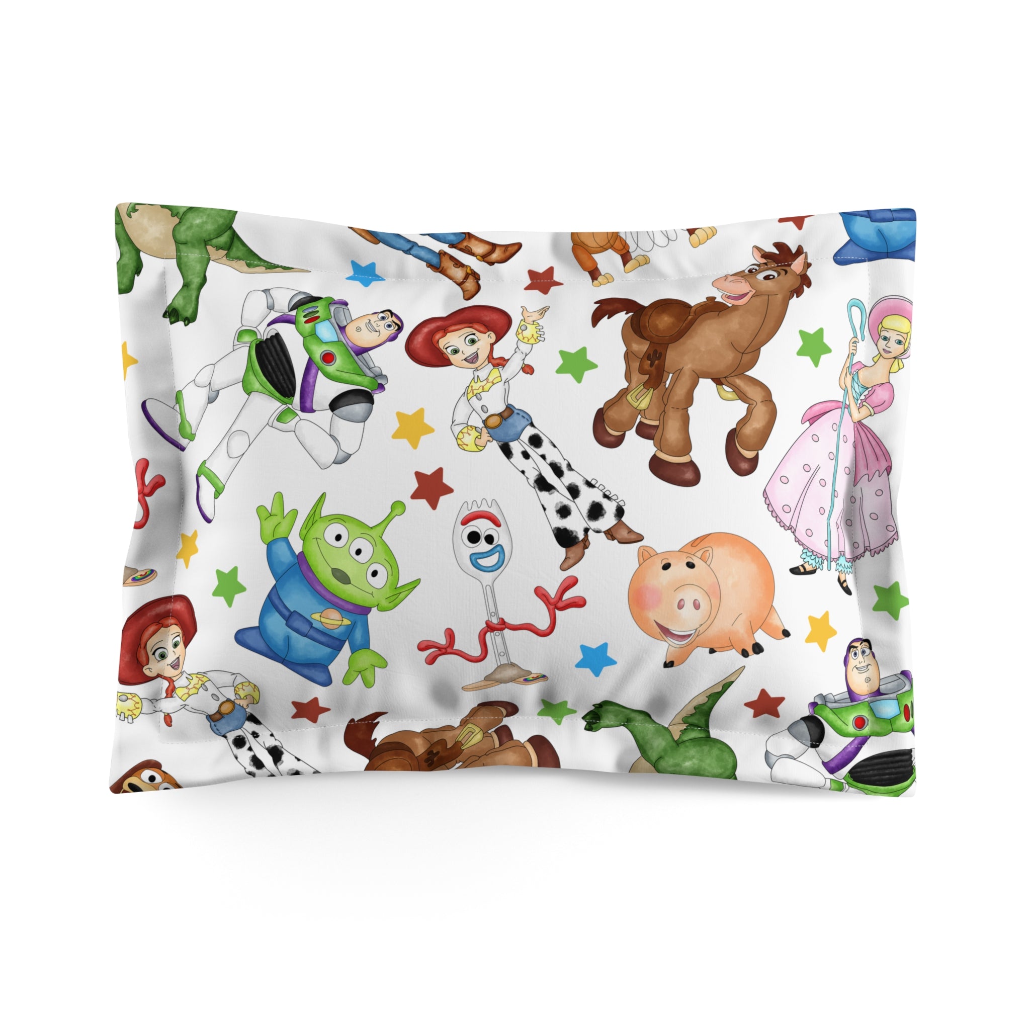 Toy Story Characters Microfiber Pillowcase