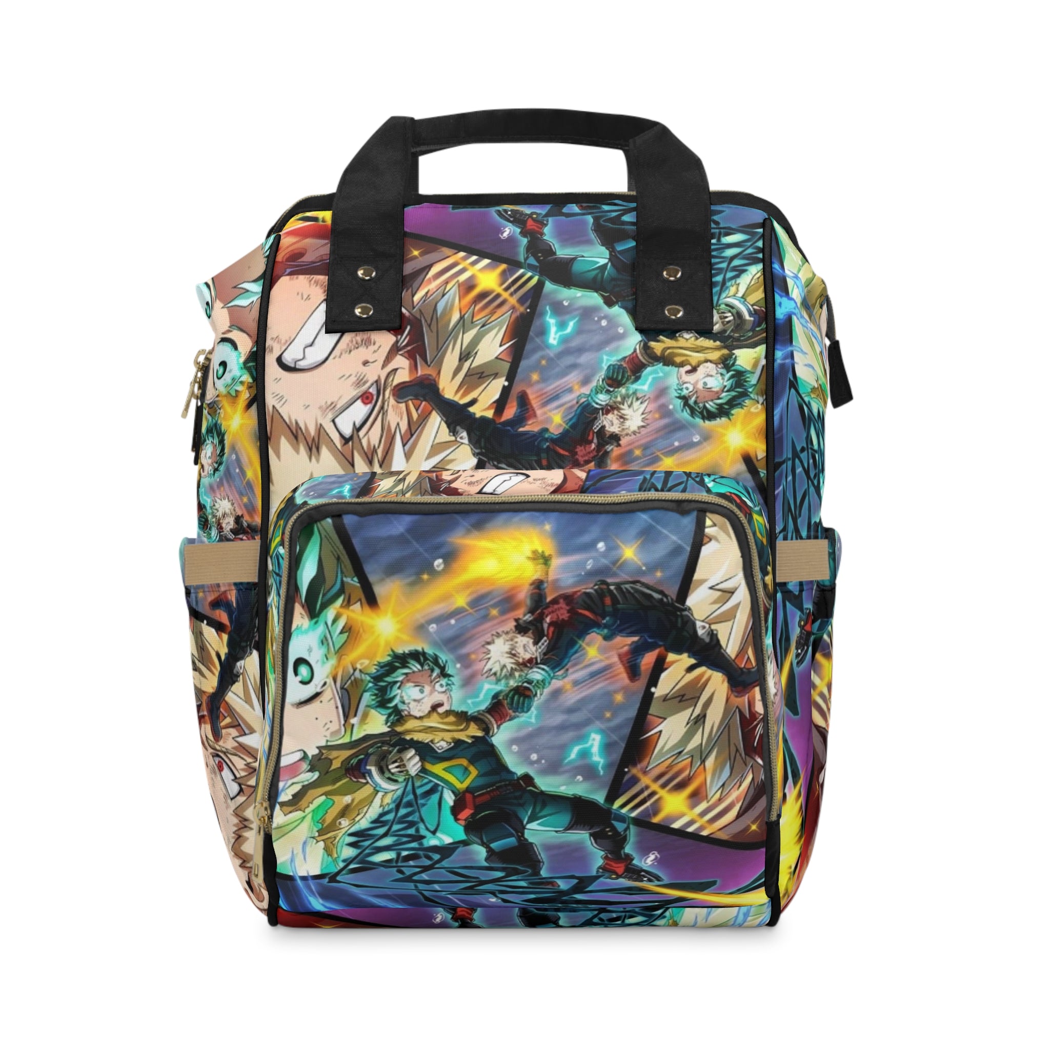 Anime Hero Diaper Backpack — Multifunctional Baby Bag with Dynamic Action Design