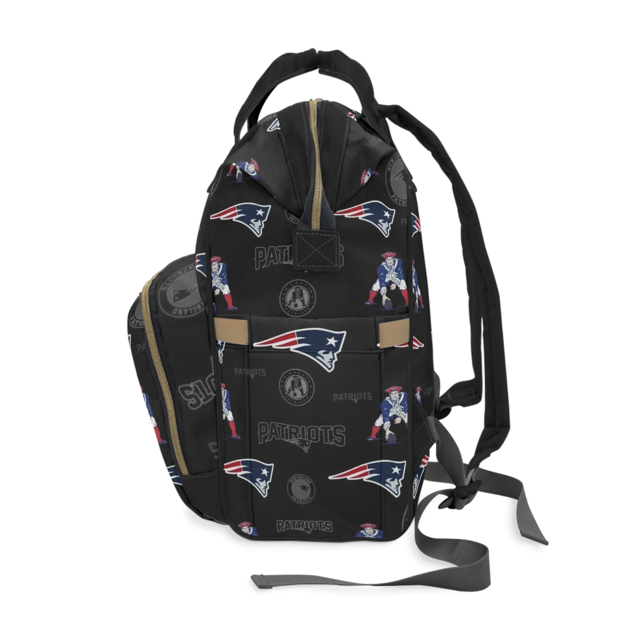 Patriots Print Diaper Backpack — Multifunctional Baby Bag