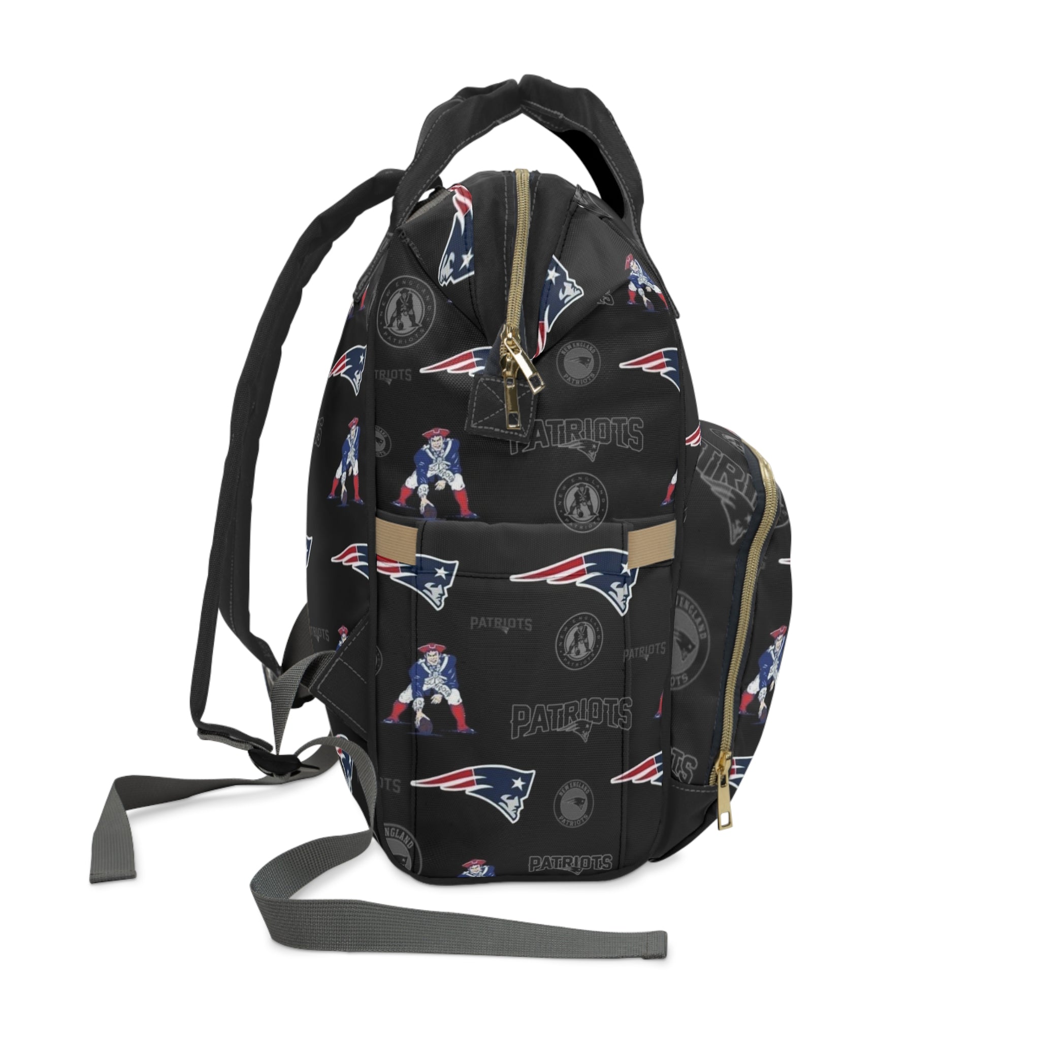 Patriots Print Diaper Backpack — Multifunctional Baby Bag