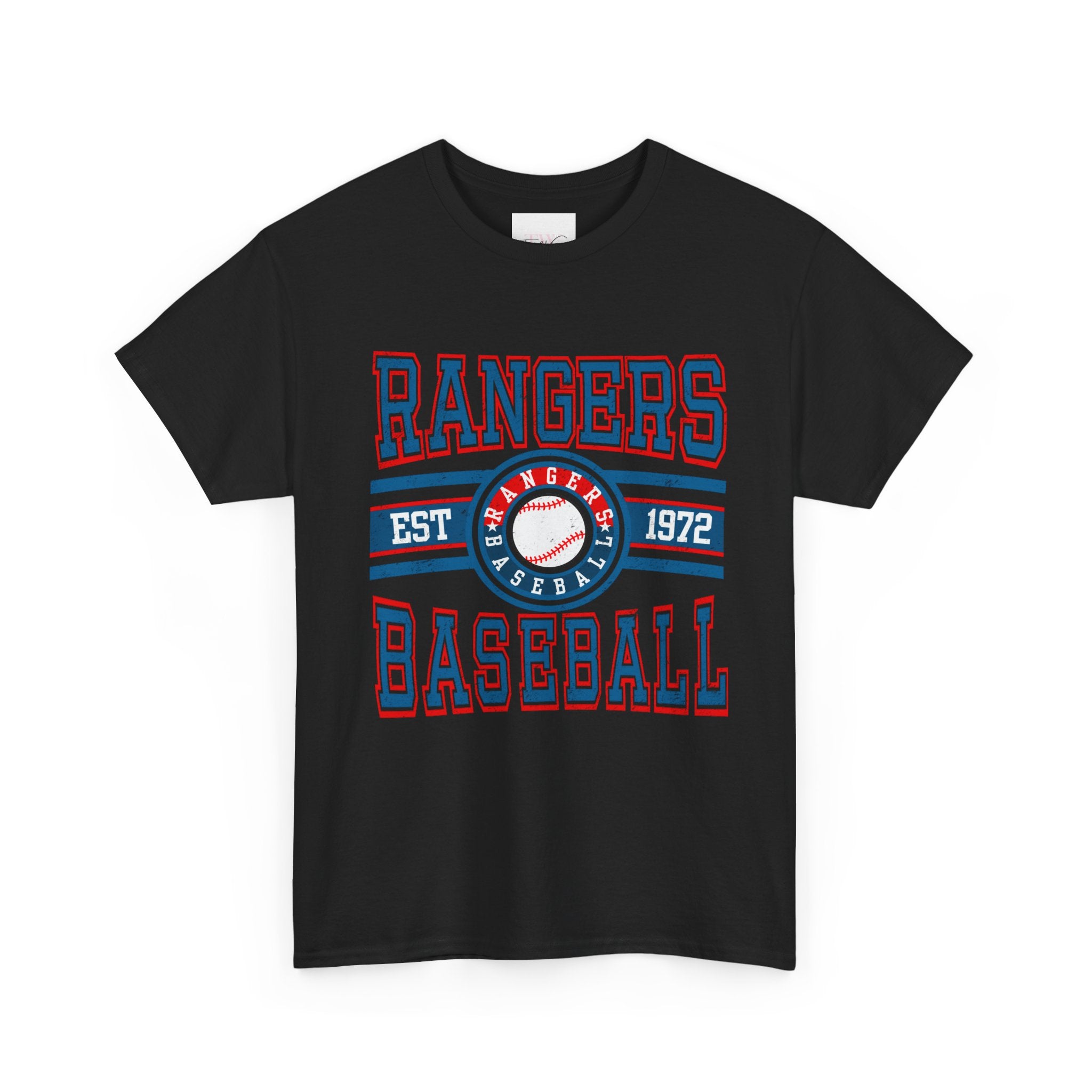 Rangers Baseball Retro Graphic Tee