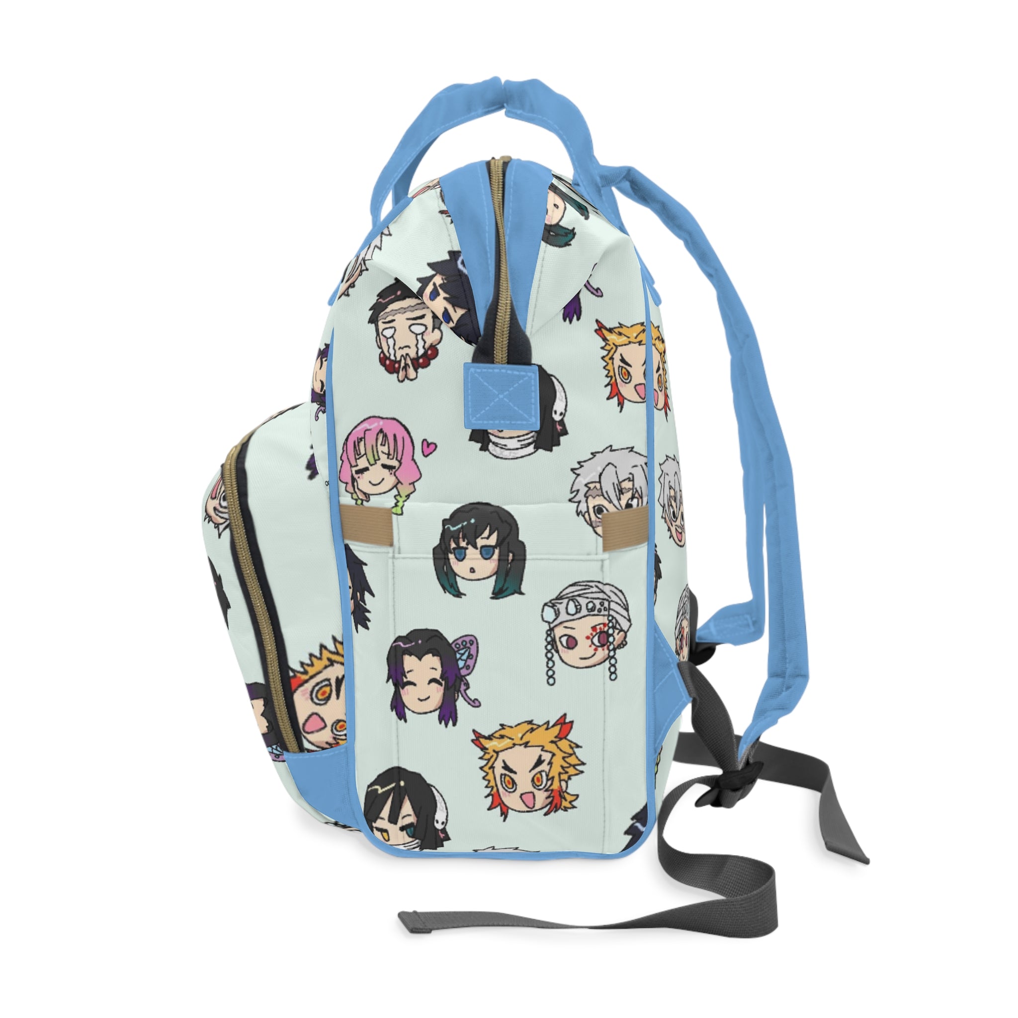 Anime Character Print Diaper Backpack